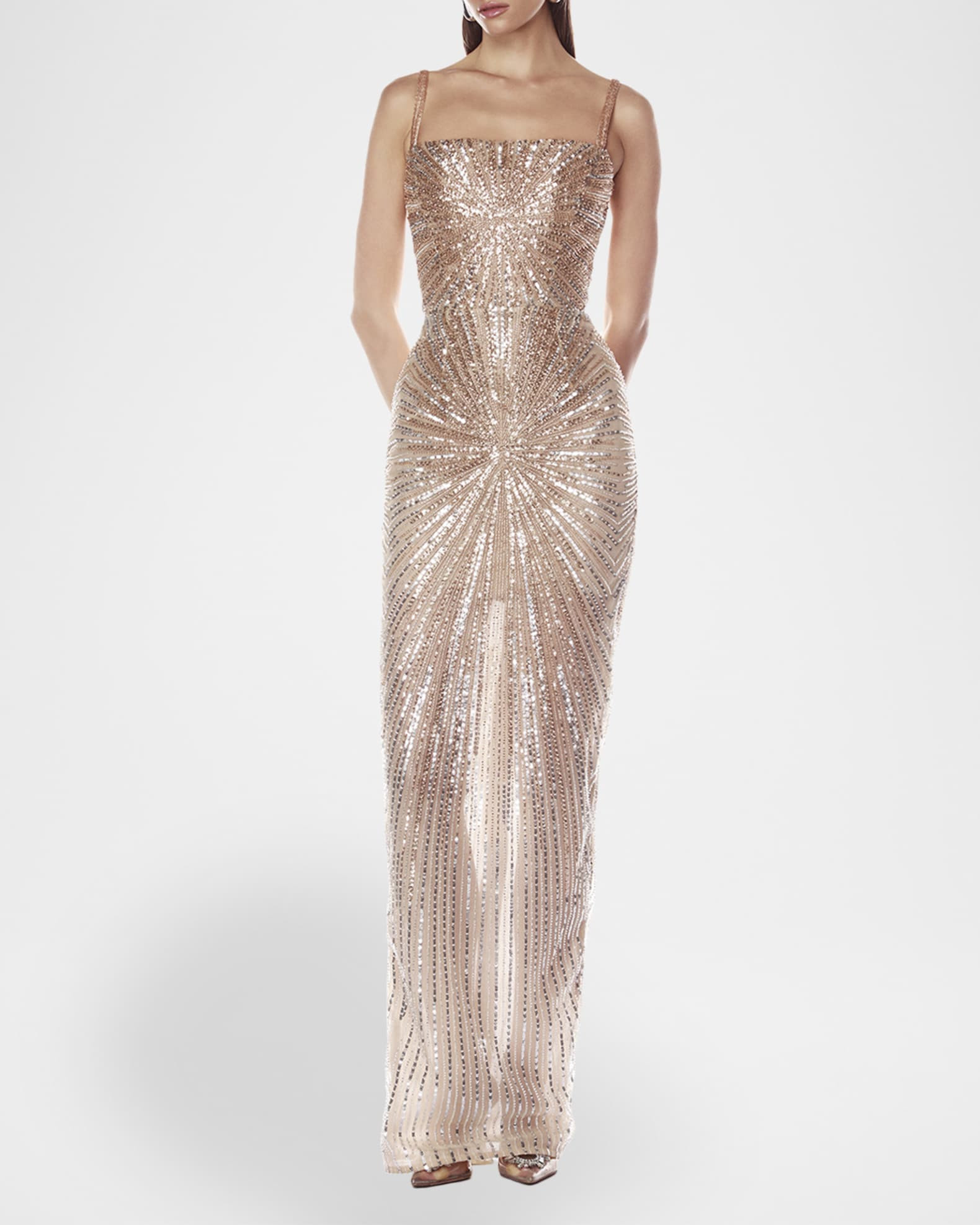 Dahlia Sequined Maxi Dress | Neiman Marcus