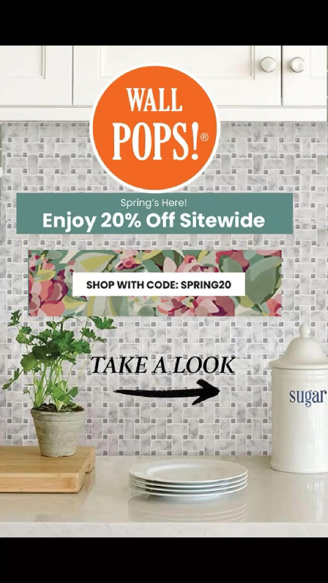 DIY kitchen weekend project. These easy to use backsplash tiles from wallpop are having a spring sale! Links below

#LTKHome #LTKSeasonal