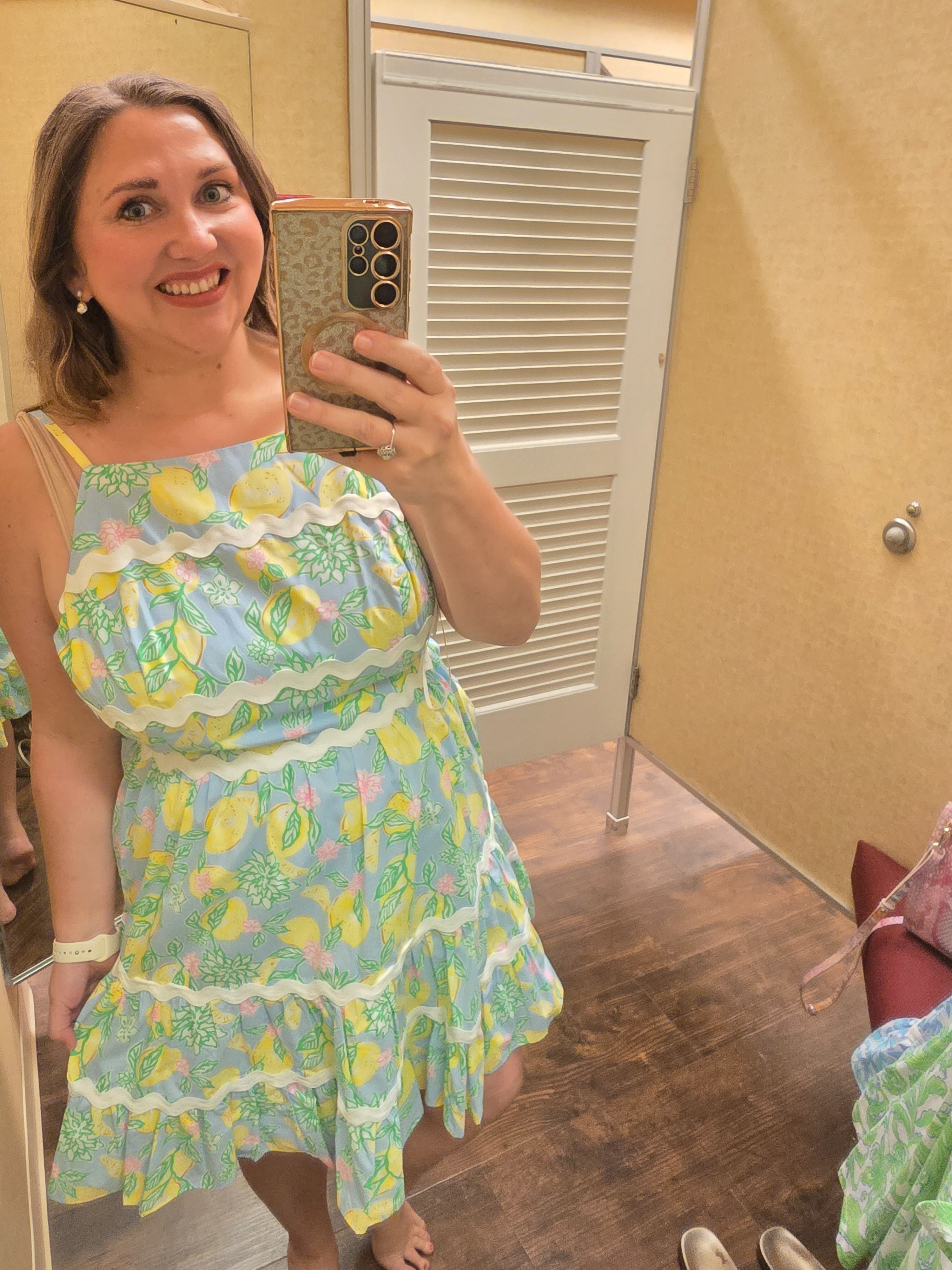 size 14 in this @lillypulitzer lemon dressFull disclosure it is not fully zipped in the back. Once I got to my chest it stopped zipping #livinglargeinlilly #lillypulitzer #ricrac #plussize

#LTKPlusSize #LTKMidsize