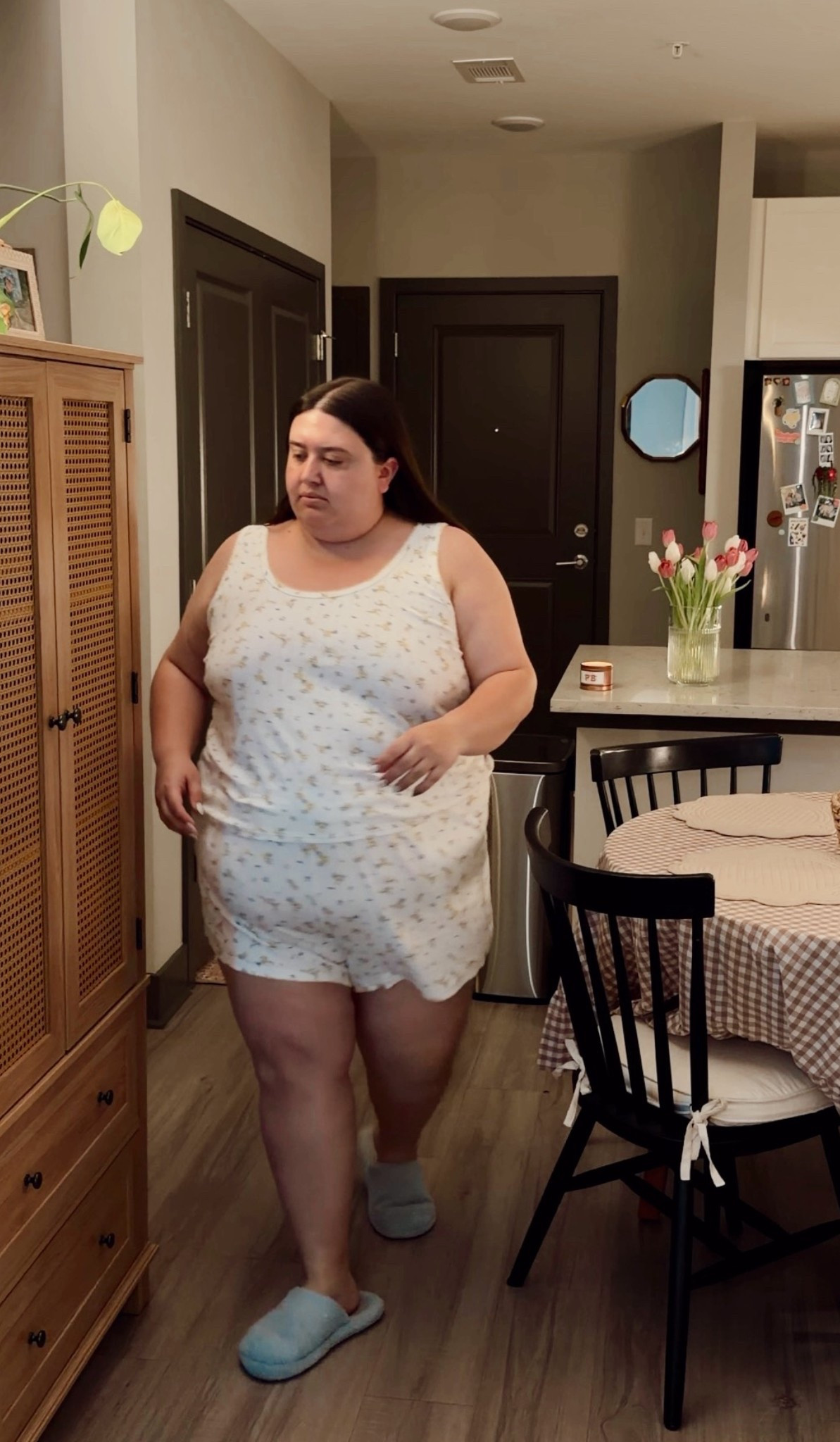 haven’t had time to take pics in this yet lol so pls ignore the video screenshot, but I’m loving this new set from Walmart!! So cutie🌼🌼Wearing a 3x

#LTKmorningroutine #LTKPlusSize #LTKselfcare