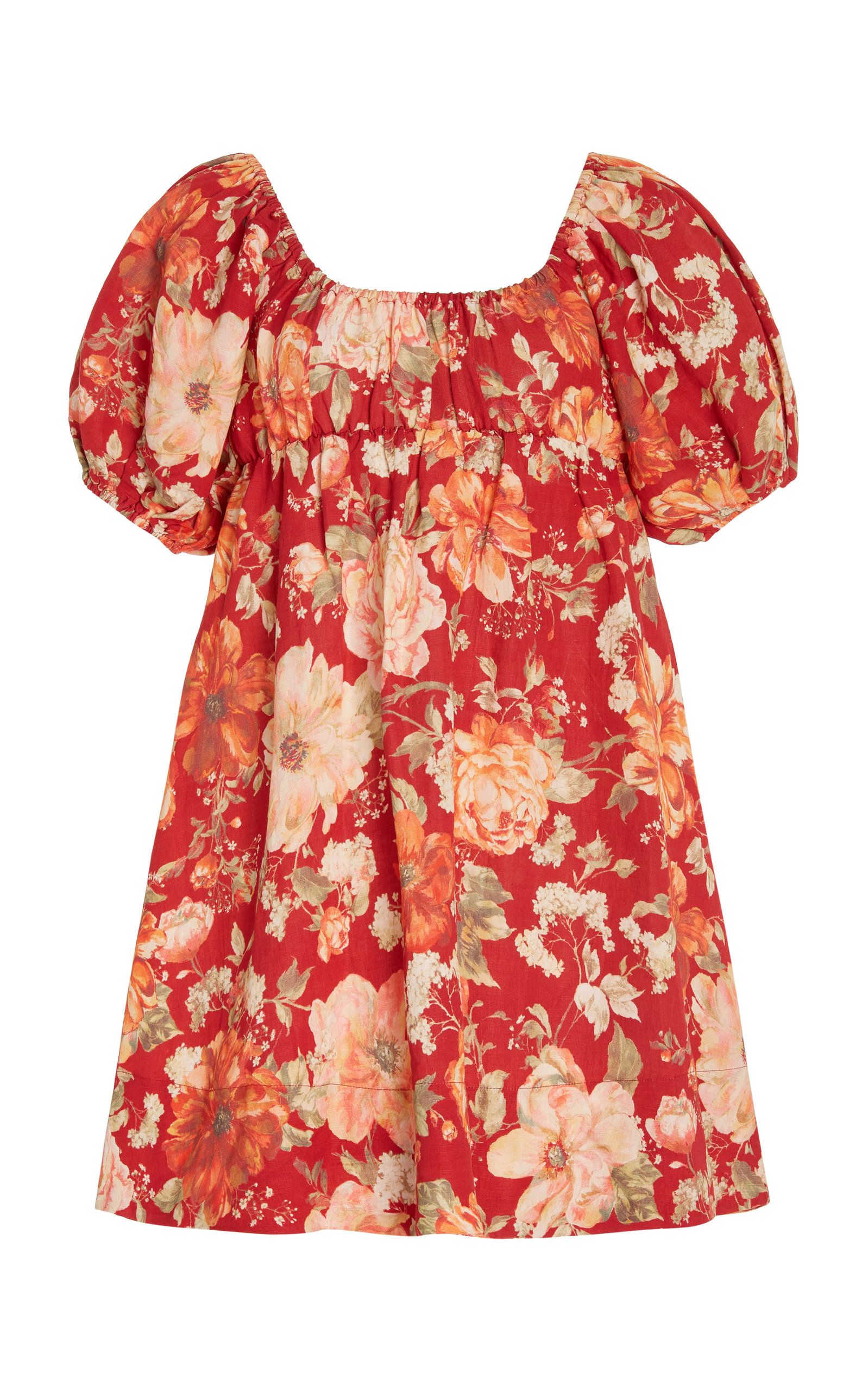 Exclusive Raquel Linen-Blend Shift Dress | Moda Operandi (Global)