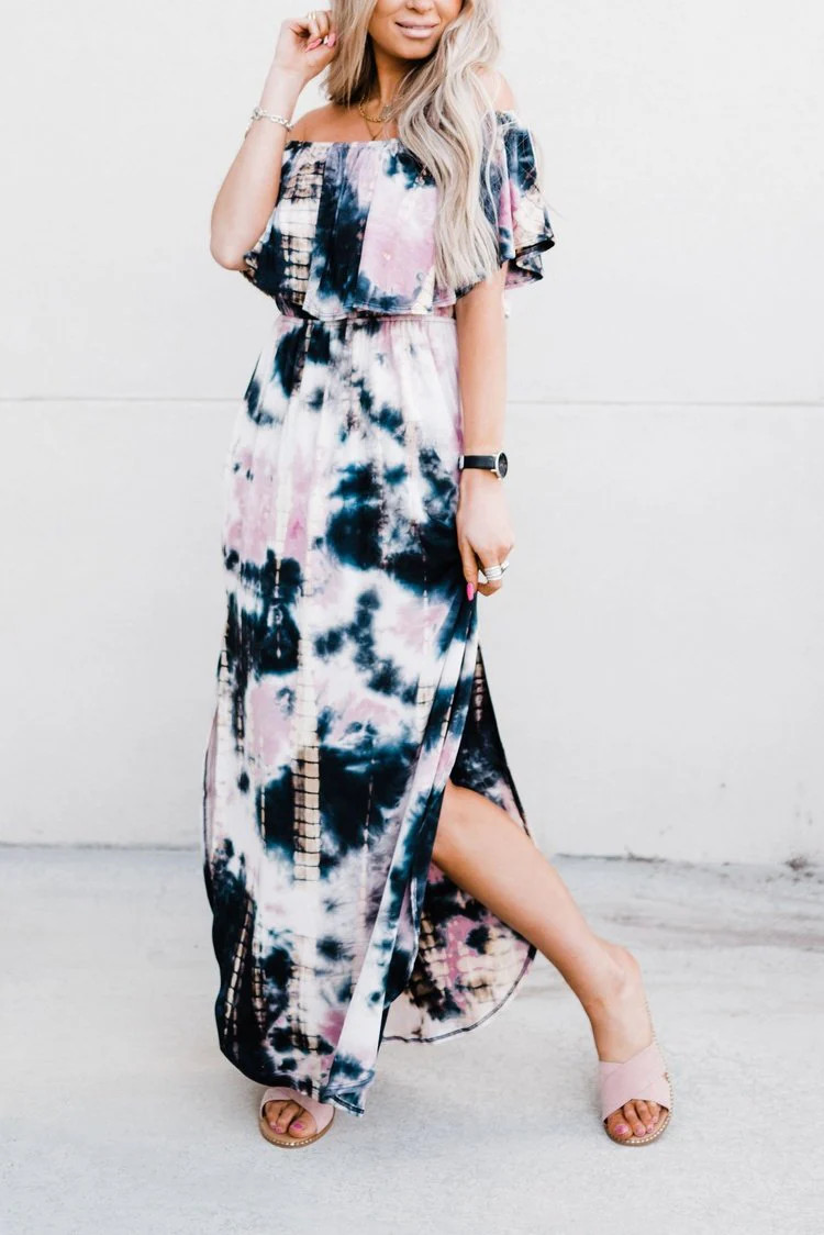 Meghan Tie Dye Maxi | Mindy Mae's Market