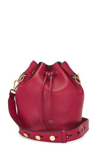 Fendi Mon Tresor Bucket Bag in Red | FWRD 