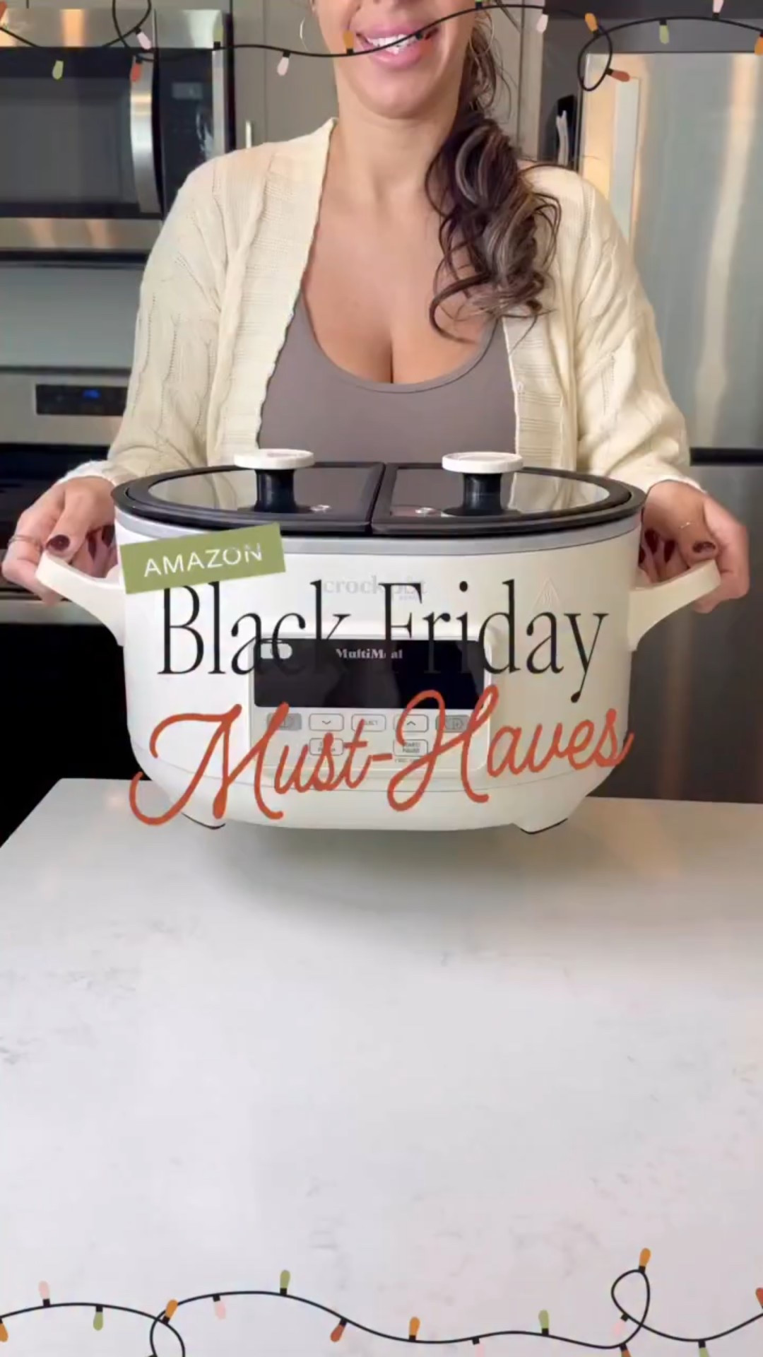 🎄🎅🏻Early Black Friday Deal!🎅🏻🎄
33% OFF TODAY!!! Lowest price of the year! 🏃🏽‍♀️💨💨💨

Crockpot 👩🏽‍🍳🥘🥘✌🏽

🦃🍽️🎄The perfect addition to your Holiday Gatherings! 🏈🍾🥂

This multi-meal crockpot is an absolute must! Whether it’s for game day snacking or everyday meals this one small appliance can do it all! Cooks 2 dishes at the same time on any 2 different settings at once! Amazing!

We used it here to make 2 separate appetizers for a day of 🏈🏈🏈 games & lounging. It’s the perfect addition to your holiday gatherings too! Make 2 of your favorite side dishes at once and keep them warm. Use it for your hot cocoa bars, dessert tables and more! The possibilities really are endless!

Makes an AMAZING GIFT too! 🎅🏻🤶🏼🎄🎁

P.s. We made sweet meatballs & buffalo chicken dip in the video. Both super easy recipes that everyone loves. They taste better than they look ok? 😉

#neatlyembellished #organizedhome #organizedmom #organizedlife #amazon #amazonmusthaves #amazonfavorites #amazonfinds #amazonfaves #amazoninfluencer #amazoninfluencerprogram #amazonhome #kitchengadget #kitchenessentials #crockpot #crockpotmeals #crockpotcooking #footballseason #sundayfunday #thanksgiving #holidayhosting #blackfriday #blackfridaydeals #amazonblackfriday #thanksgivingdinner #hosting #hostingtips #hostingessentials #kitchenhack