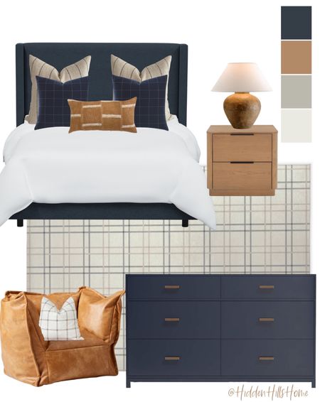 Boys bedroom mood board, teen boys bedroom design, teen boys room decor, blue boys room #bedroom #teen

#LTKsalealert #LTKkids #LTKhome