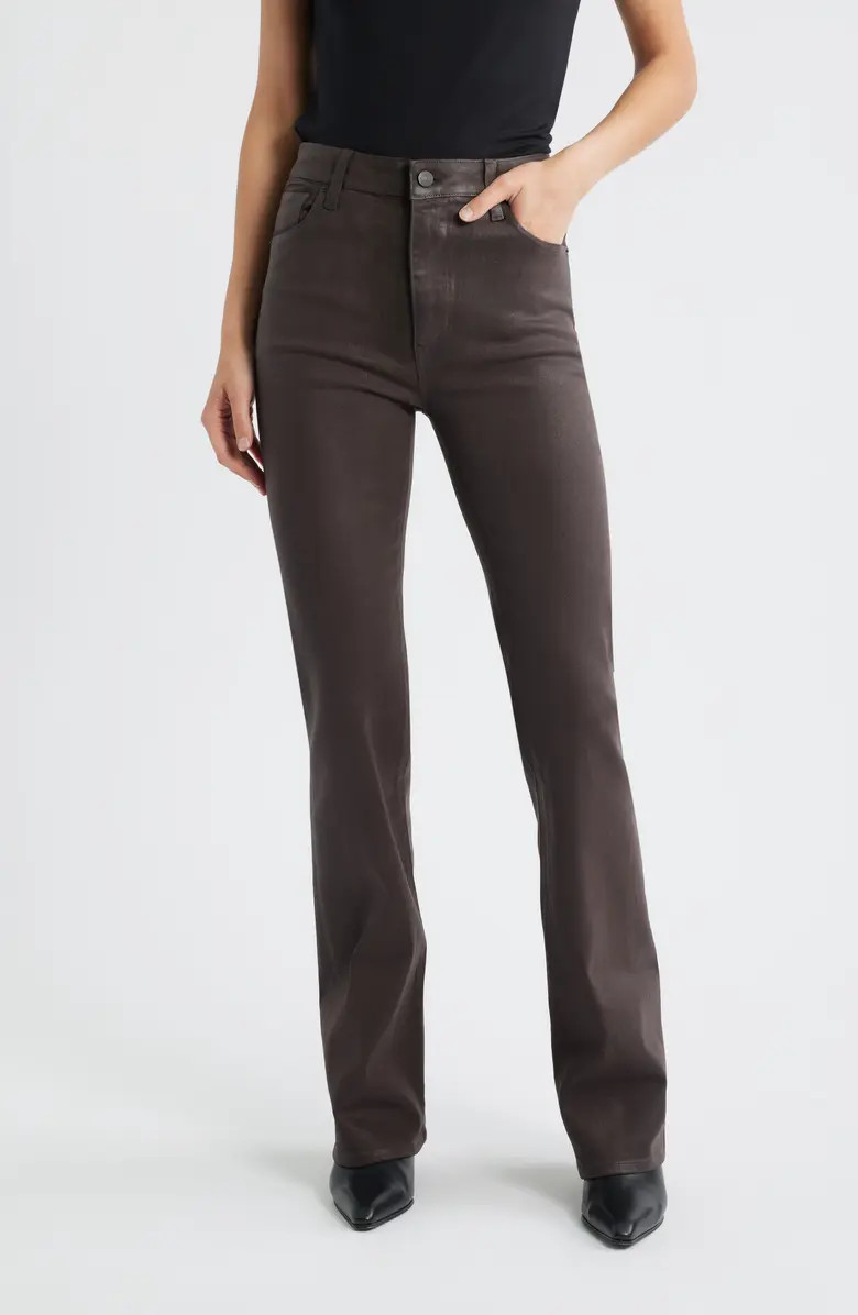 The Reboot Coated High Waist Bootcut Jeans | Nordstrom