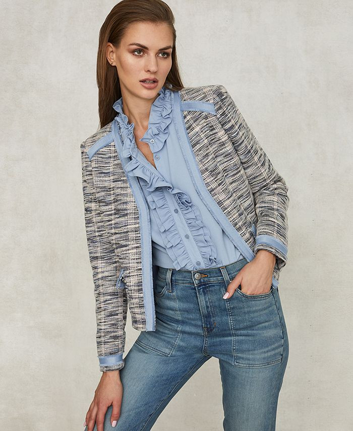 Bouclé Cardigan Jacket | Macys (US)