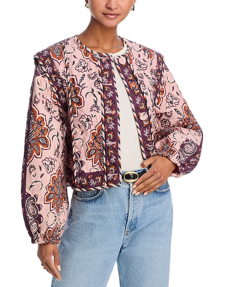 Farm Rio Glam Tapestry Quilted Jacket | Bloomingdale's (US)
