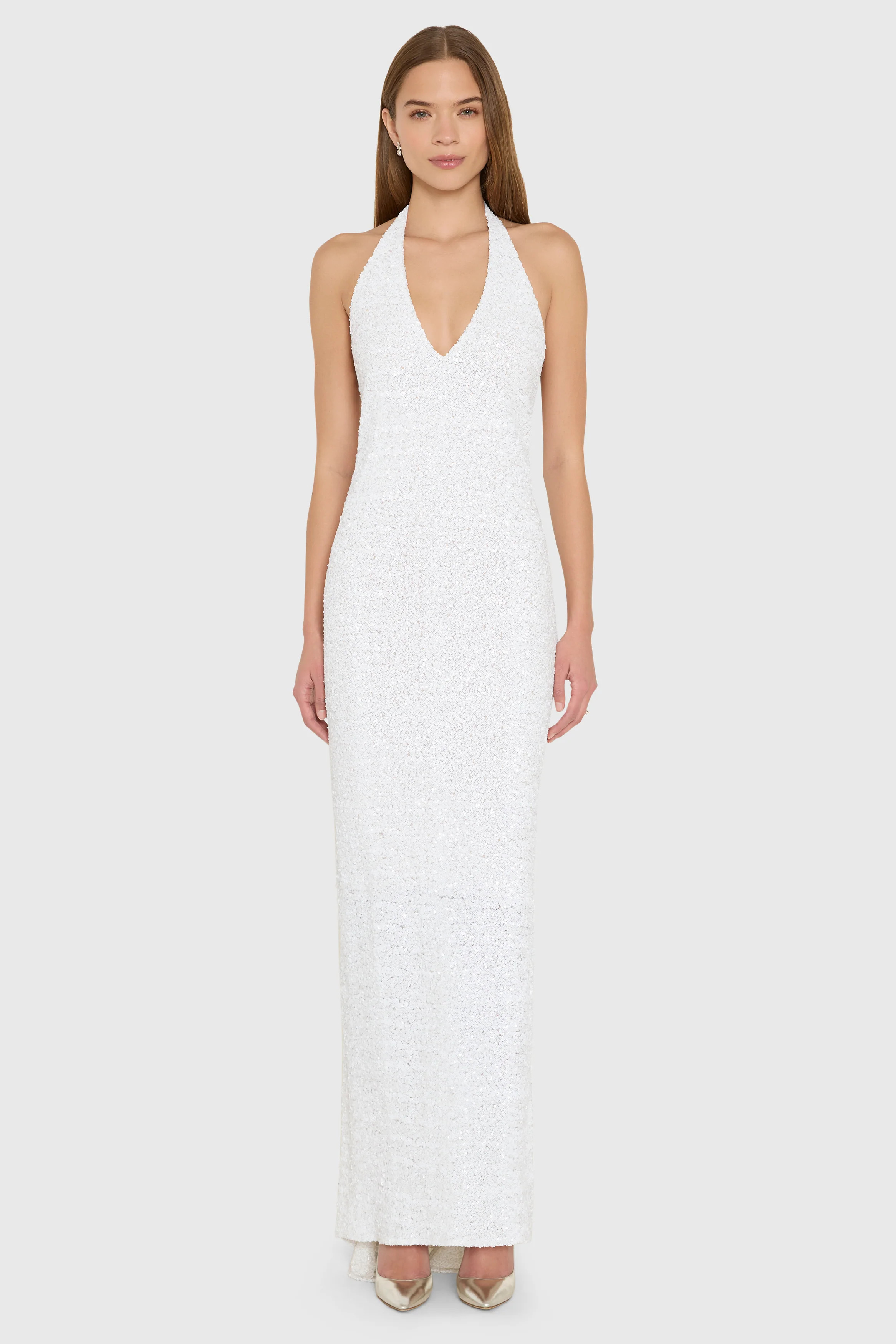 Esther Gown in Sequin | Amanda Uprichard
