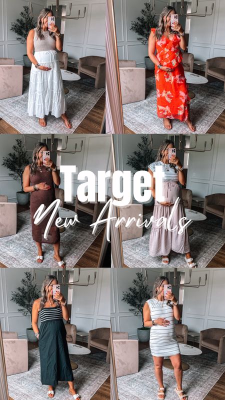 Target new arrivals all non maternity but bump friendly summer dresses, vacation outfits, maxi skirt 

I sized up to a medium at 31 weeks pregnant and 5’8 tall 

#bumpstyle #maternityy

#LTKFindsUnder50 #LTKStyleTip #LTKBump