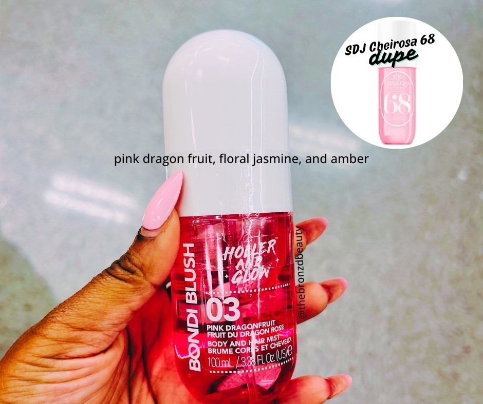 sol de janeiro 68 dupe, fruity floral scent, pink dragonfruit perfume, summer fragrance, jasmine amber mist, fragrance under $10, body mist, hair mist, linen spray, travel size

#LTKFindsUnder50 #LTKBeauty #LTKTravel