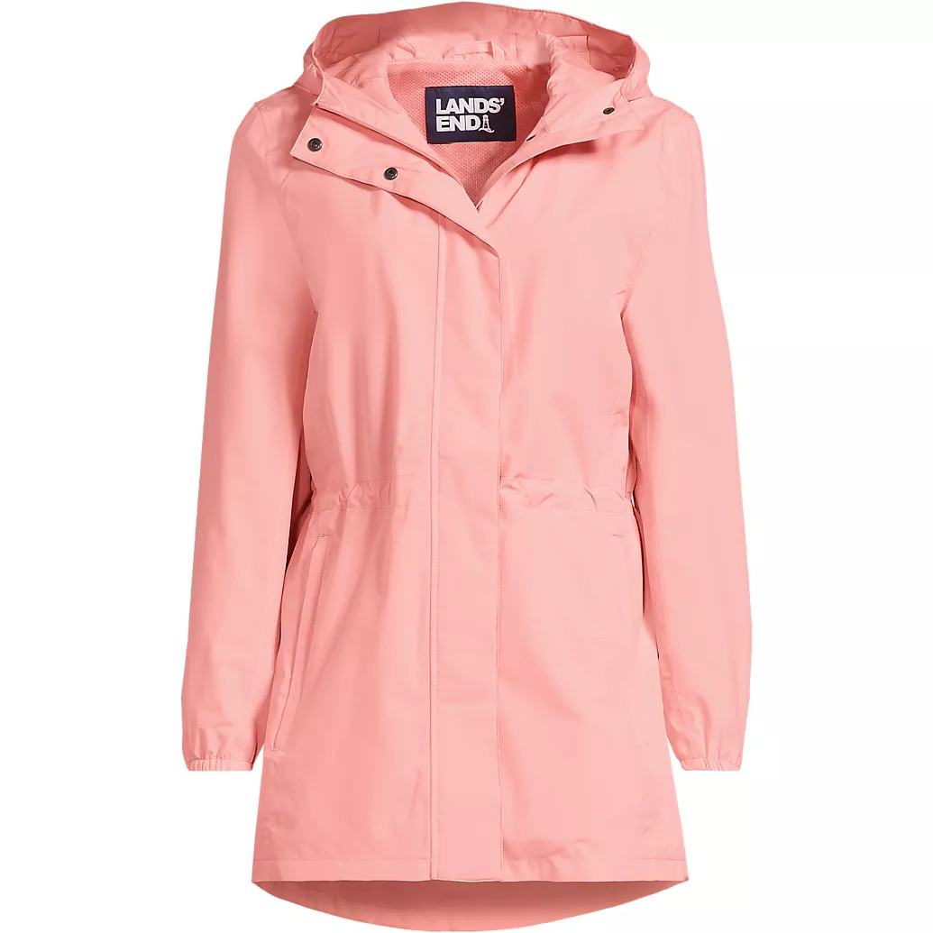 Squall Packable Waterproof Raincoat | Lands' End (US)