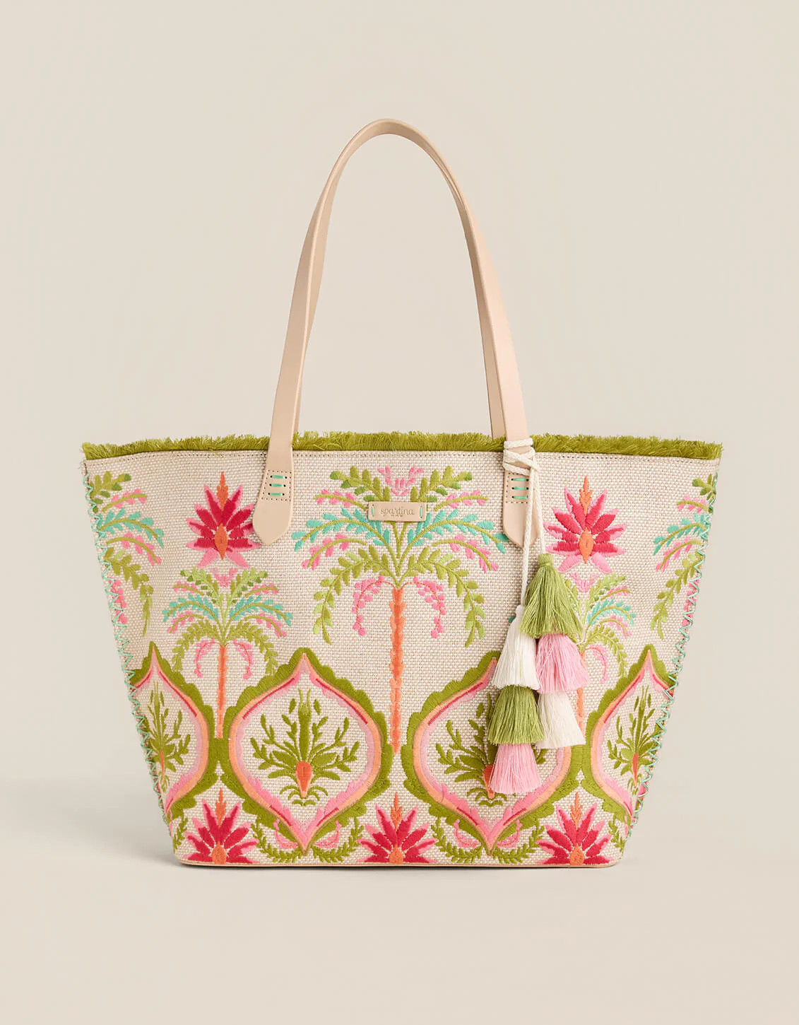 Fiesta Tote Castillo Floral Palms | Spartina 449