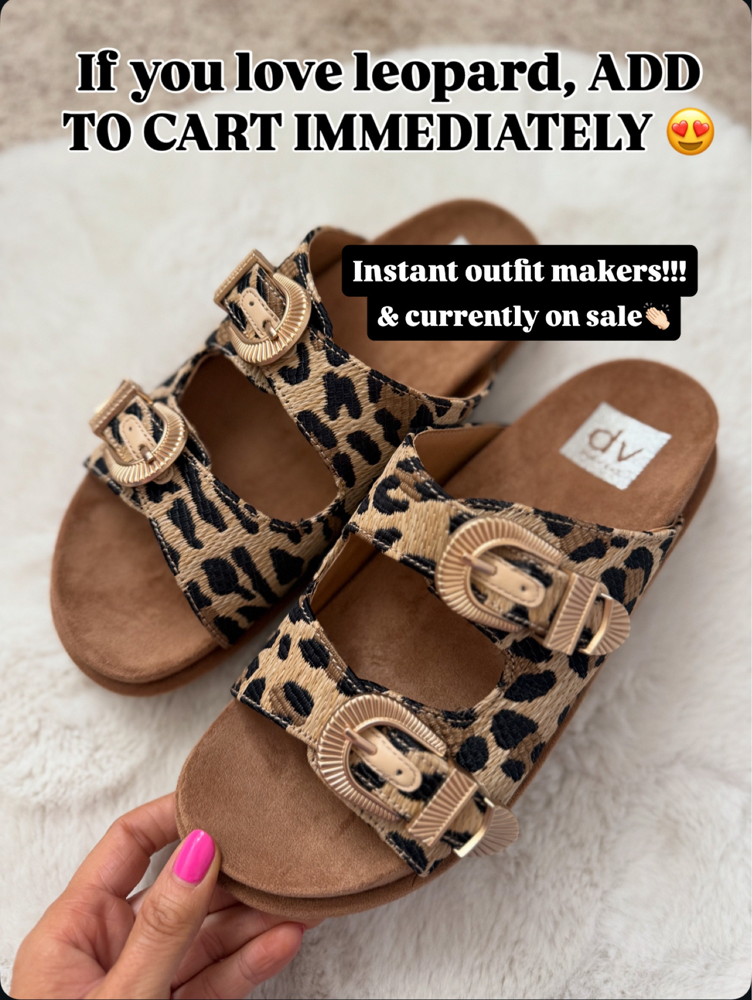 Leopard sandals on sale!! Run tts, between go up! 

#LTKSaleAlert #LTKSeasonal #LTKMothersDay