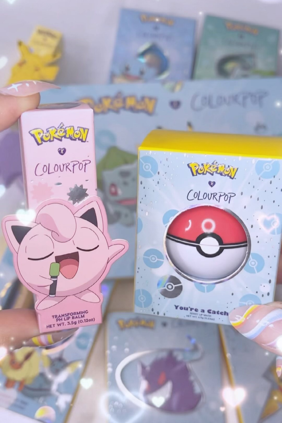 Check out the Colourpop x Pokémon collection 😍It’s available now @colourpopcosmetics website and at Ulta Beauty May 12 𐐪♡𐑂 What are you picking up? #pokemon #colourpop 

Pokémon Colourpop Collection:
You’re a catch lip mask
Evolution ultra glossy kit 
3x super shock shadows - solar beam, flamethrower, hydro pump
Ph lip balm - transform, sing, thunderbolt
Cream blushes - electroball, hypnosis, metronome
Pallet town eyeshadow palette 

#makeup #motd #newmakeup #makeupreview #makeupswatches #newmakeuprelease #lipbalm #lipmask #tintedlipbalm #blush #skincare #unboxing #makeuptutorial #colourpopcosmetics #creativemakeup #makeupcollection #pokemonmakeup #colourpopme #kawaiimakeup #anime #affordablemakeup #trending #viralmakeup #cutemakeup #makeupaesthetic

#LTKBeauty #LTKVideo #LTKGiftGuide