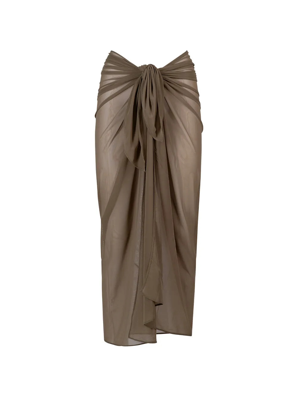 Fisico knot sarong - Brown | Farfetch Global