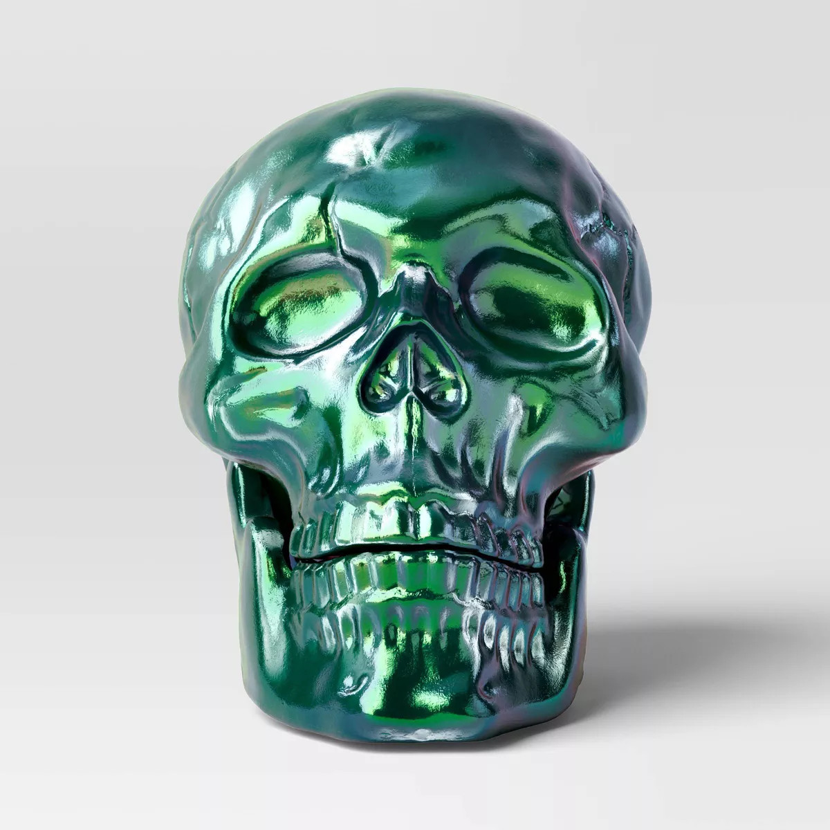 10" Large Plated Skull Halloween Decorative Prop - Hyde and EEK! Boutique™ | Target