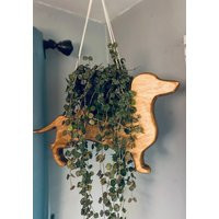 Dachshund, Plant Hanger, Stand, Indoor Planter, Shelf, Gift For Dog Lover, Decor, Stuff, Planter | Etsy (US)