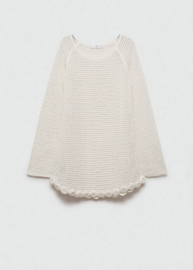 Floral crochet dress -  Women | Mango United Kingdom | MANGO (UK)