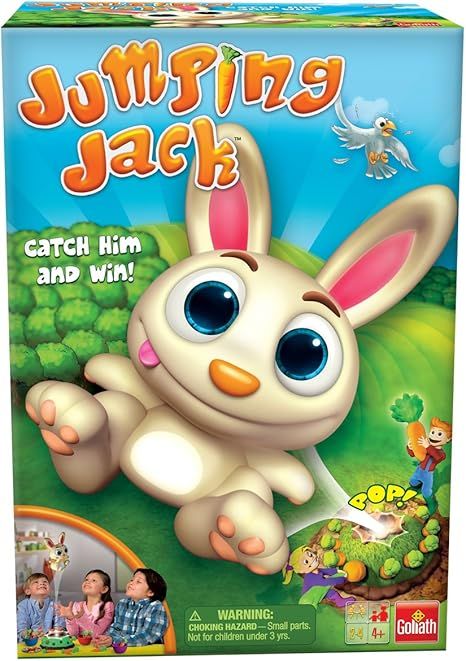 Jumping Jack Game by Goliath — Pull Out a Carrot and Watch Jack Jump | Amazon (US)