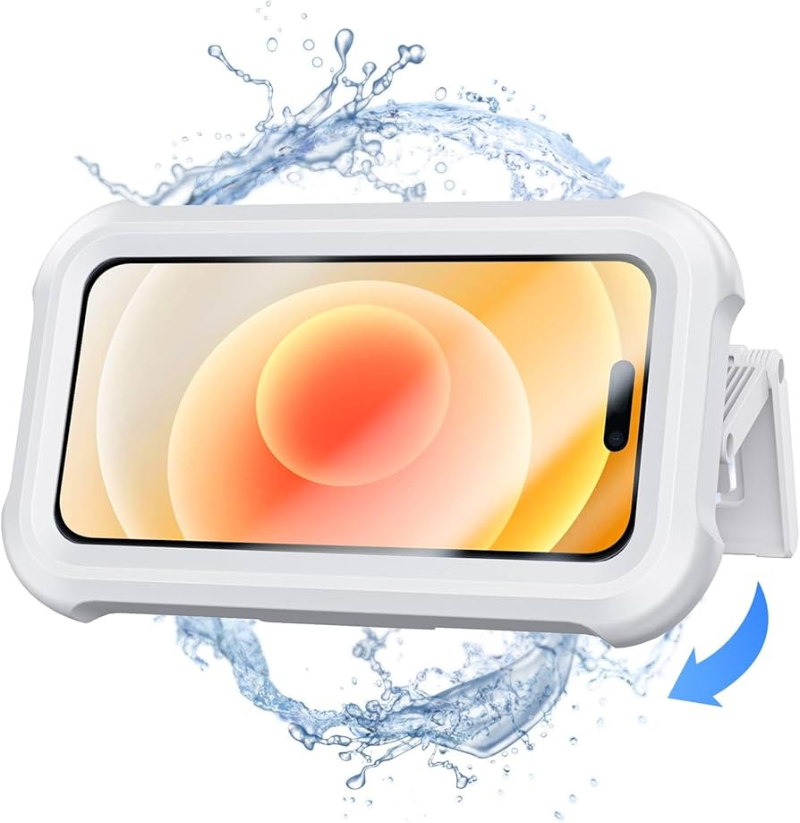 LC-dolida Shower Phone Holder Waterproof Gift for Men Women Universal Phone Stand Case Bathroom W... | Amazon (US)