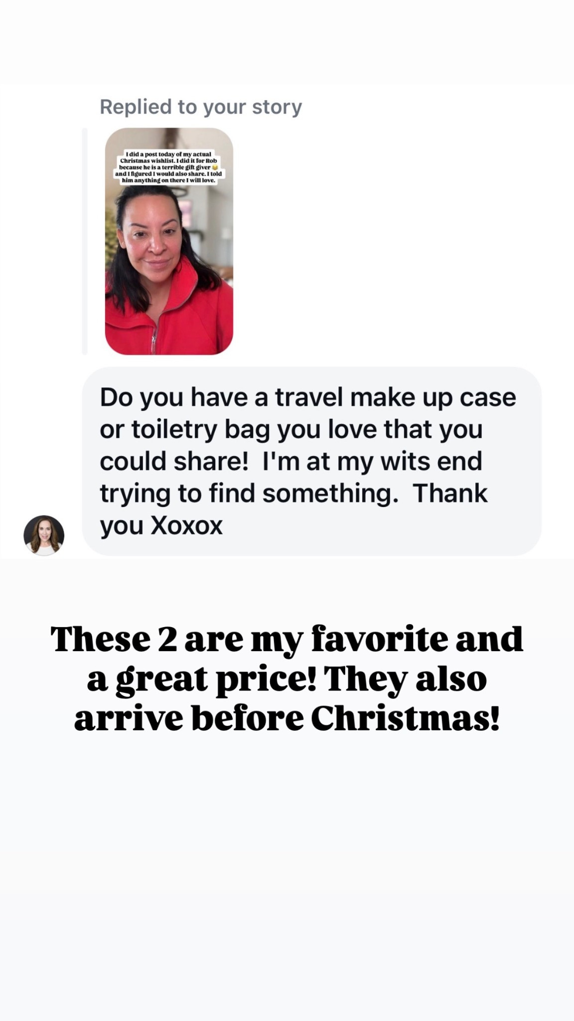 Both great prices and prime shipping! Arrives before Christmas. 

#LTKTravel #LTKBeauty #LTKGiftGuide