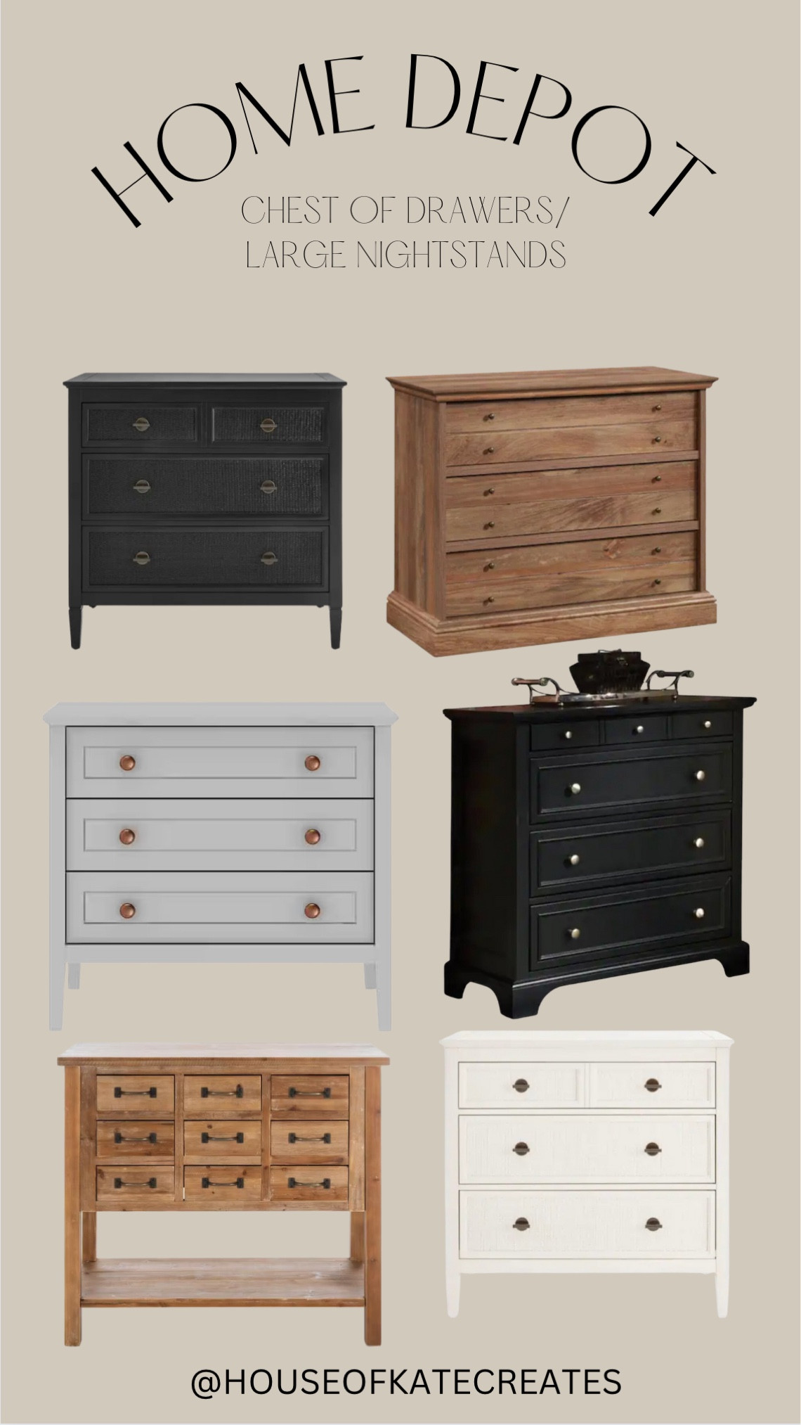 Some great options if you’re looking for larger nightstands! So so beautiful! #decorateonabudget #interiordecorating  

#LTKhome