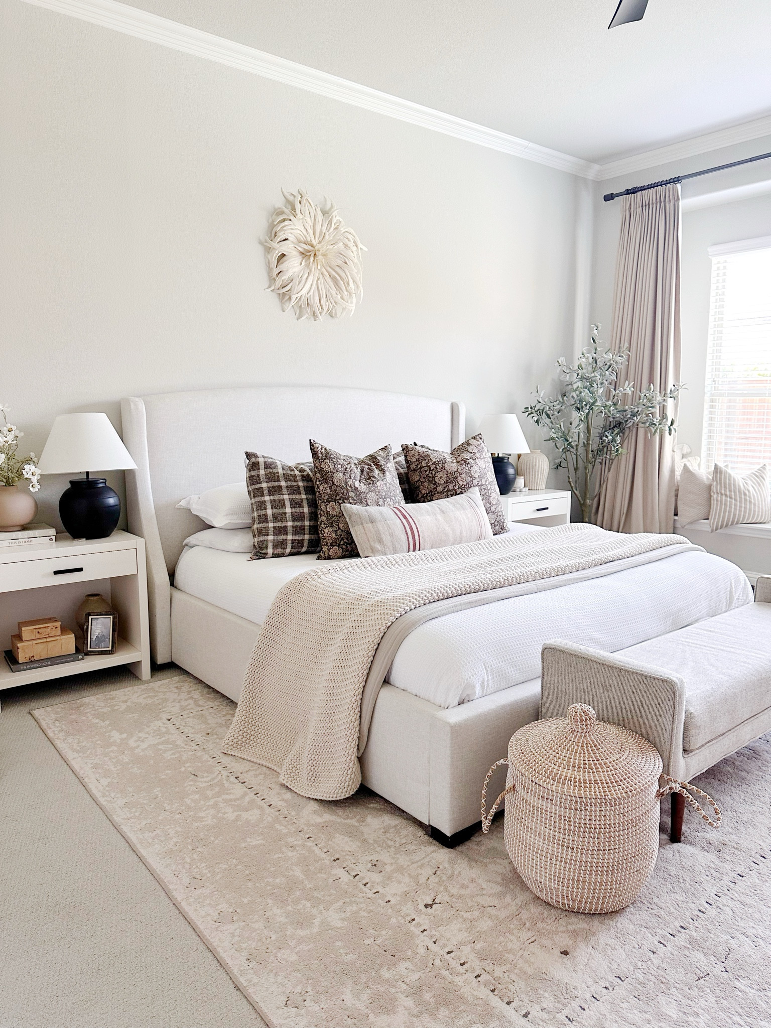 Our bedroom got a little refresh with new throw pillows that totally change the vibe 🤎

#LTKHome #LTKFindsUnder50