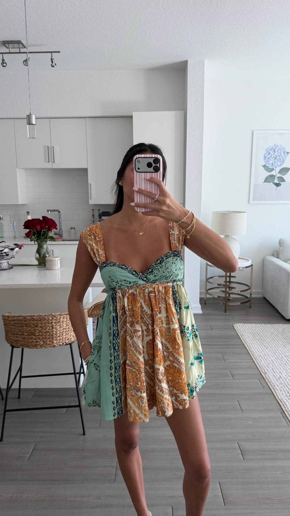 the flowiest romper & has pockets!