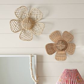 Rattan Flowers Set | Pottery Barn Teen