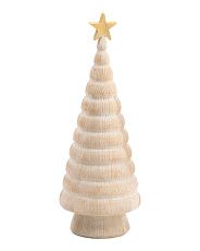 12.5in Wooden Look Tree With Star | Marshalls