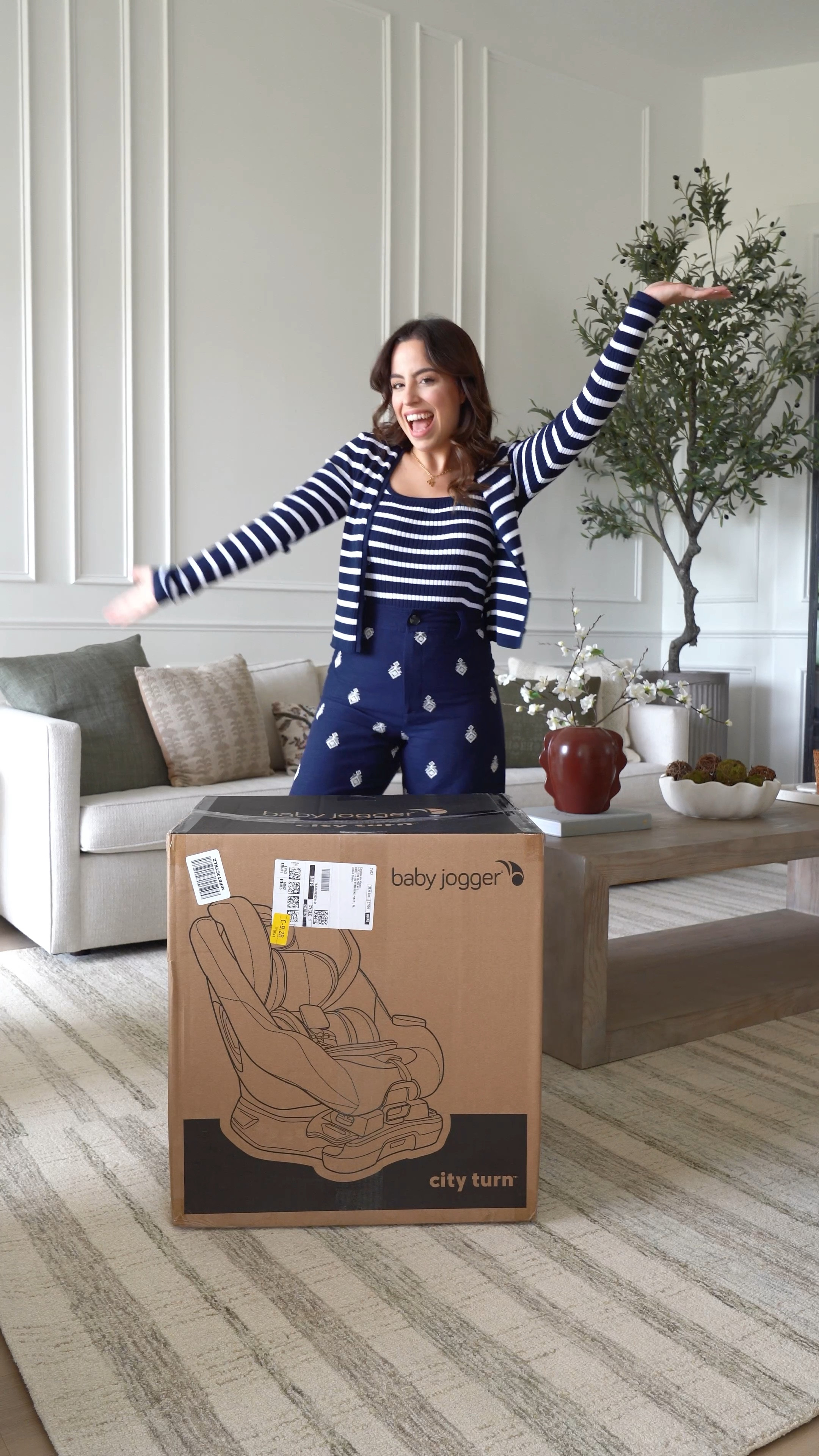 Unbox our toddler’s new car seat with me.. and wait until the end for his reaction 😂🥹

#ad We did a LOT of research before committing to a new car seat and we LOVE the City Turn Rotating Convertible car seat from @babyjogger. It has ALL the features we were looking for: it rotates 180 degrees to both sides, it’s made with a lightweight moisture-wicking material, and transitions from rear-facing to forward-facing and can be used up to 65lb! 

It’s on MAJOR sale during the Nordstrom Anniversary Sale, $150 off the original price! Comment CAR SEAT and I’ll send the link to shop, or click my link in bio

#BabyJogger #CityTurn #NSale



#LTKsalealert #LTKxNSale #LTKbaby