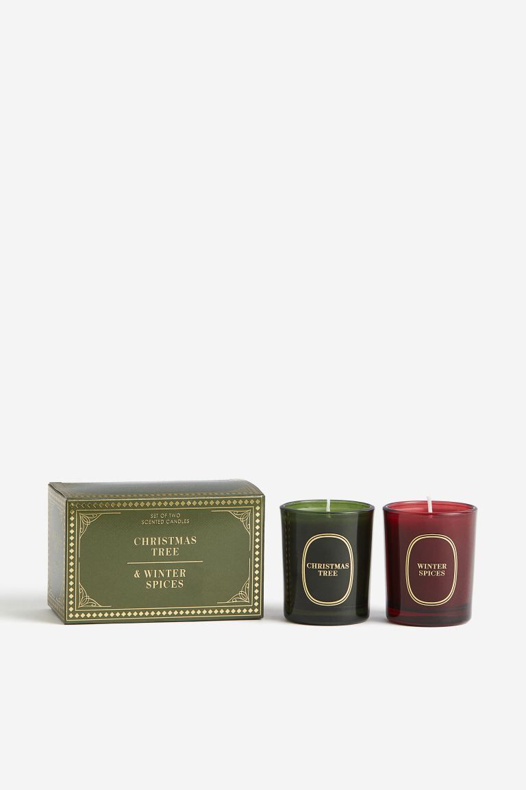 2-pack Small Scented Candles - Multicolored - Home All | H&M US | H&M (US + CA)