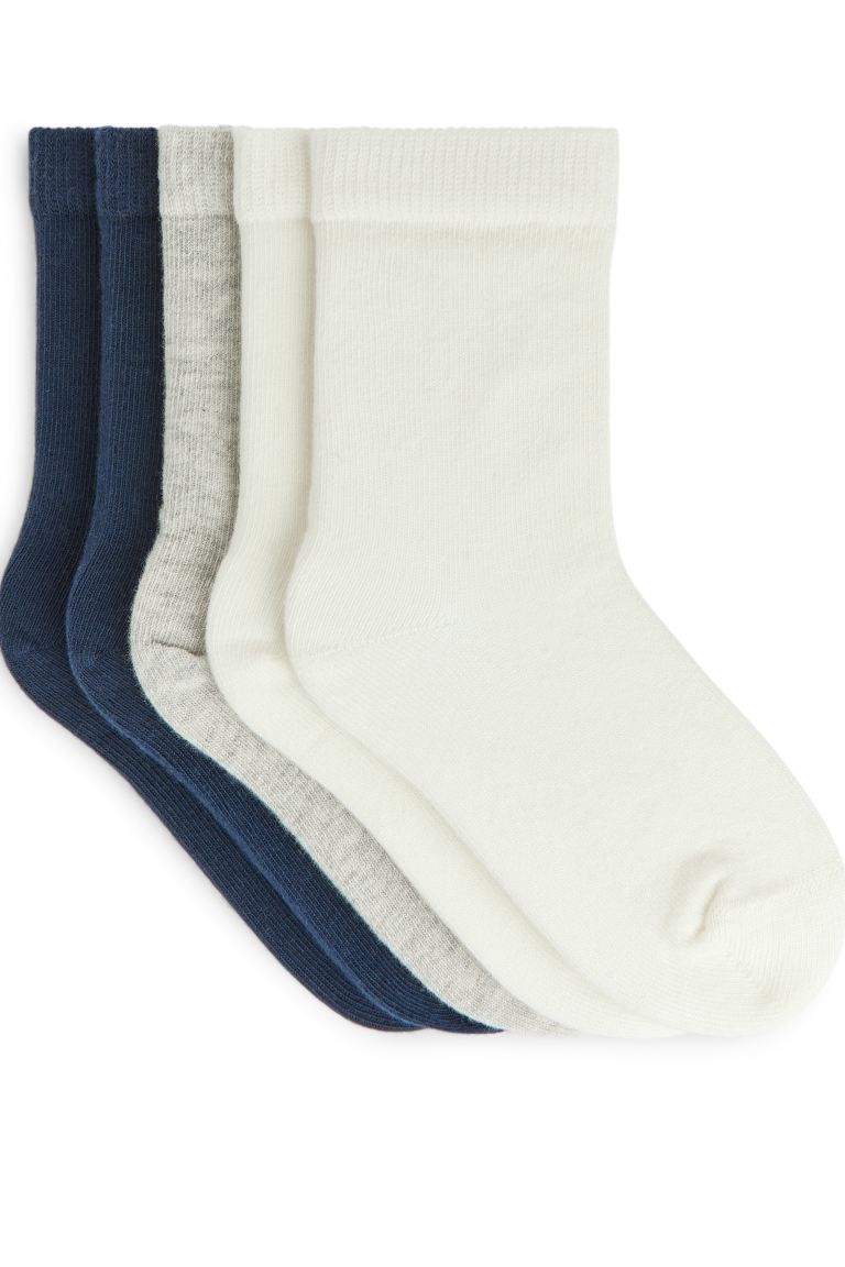 Cotton Socks Set of 5 | H&M (UK, MY, IN, SG, PH, TW, HK)