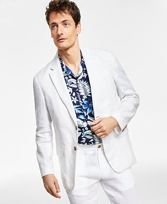 Men's 100% Linen Blazer, Created for Macy's | Macy's