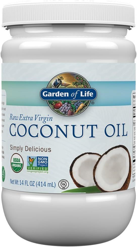 Garden of Life Organic Extra Virgin Coconut Oil - Unrefined Cold Pressed Plant Based Oil for Hair... | Amazon (US)