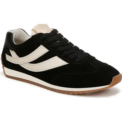 Vince Oasis Runner Sneaker in Flax/Elm Wood/Blue Ink at Nordstrom, Size 6.5 | Nordstrom