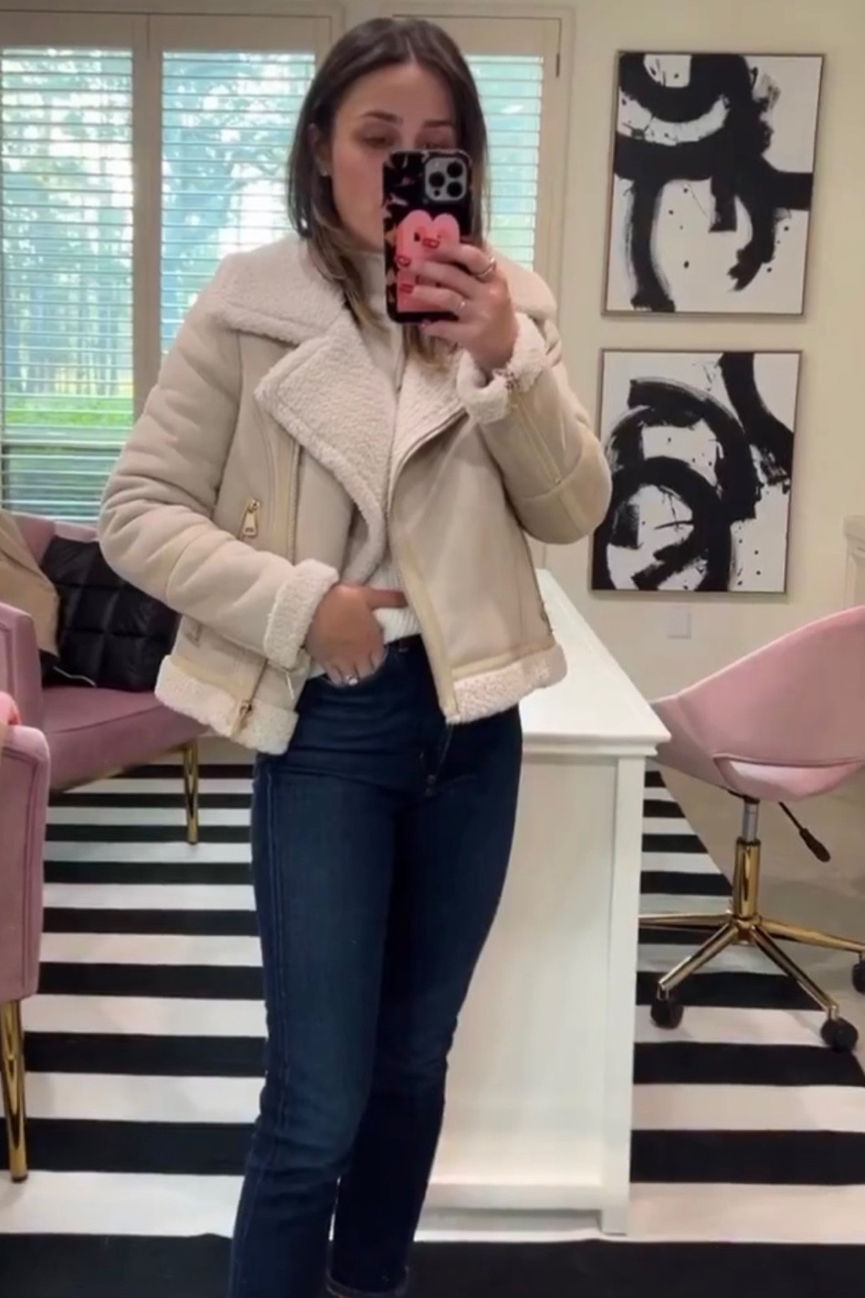 This cream colored jacket is from Zappos and on sale!

#LTKSeasonal #LTKstyletip #LTKsalealert
