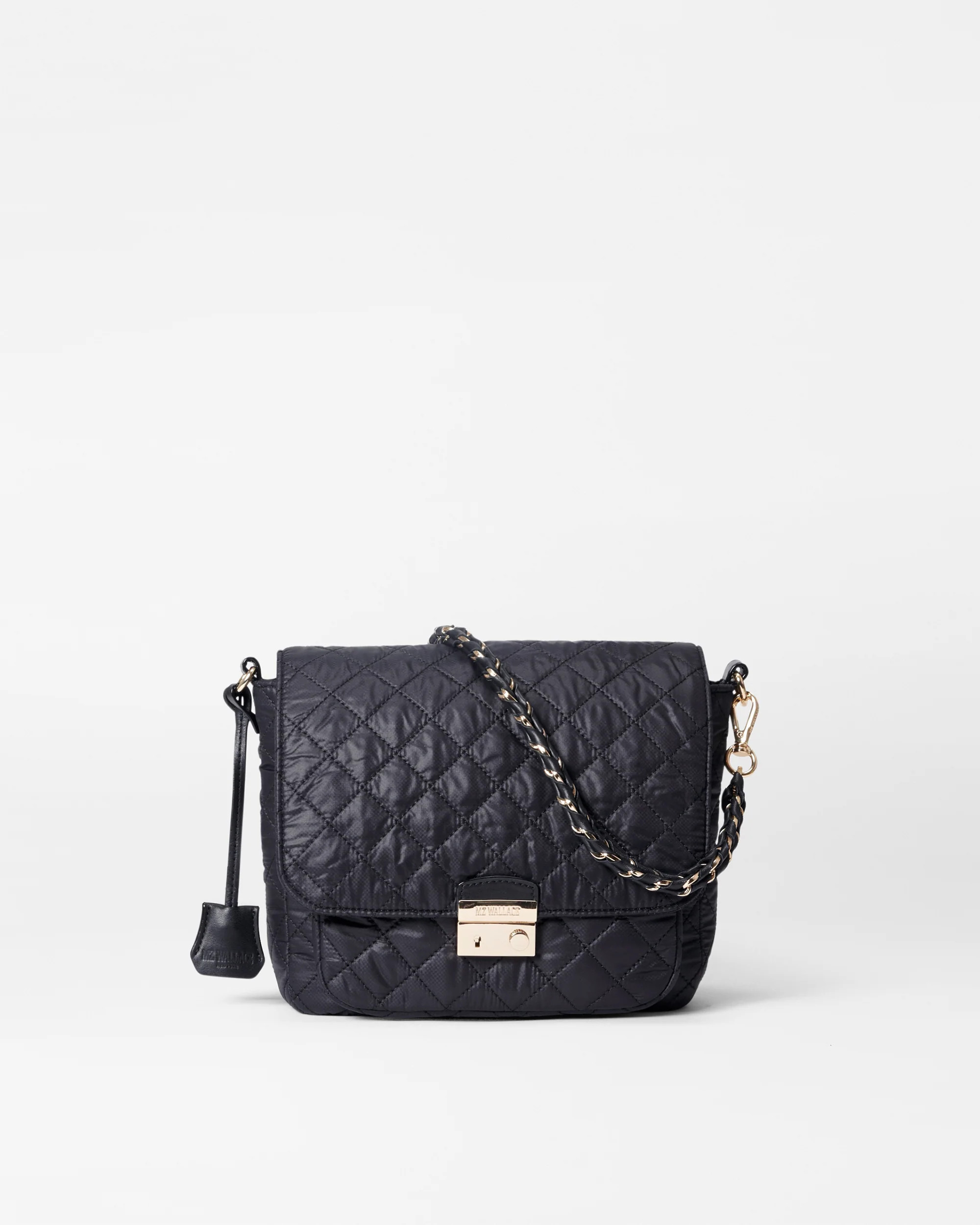MZ Wallace Black Medium Crosby Lock Crossbody Bag | MZ Wallace | MZ Wallace