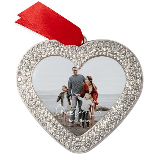 Christmas Love Jeweled Ornament by Shutterfly | Shutterfly | Shutterfly