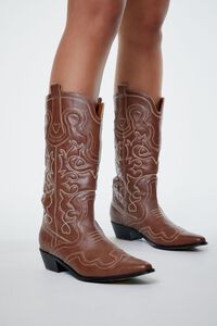 Embroidered Western Cowboy Boots | Forever 21