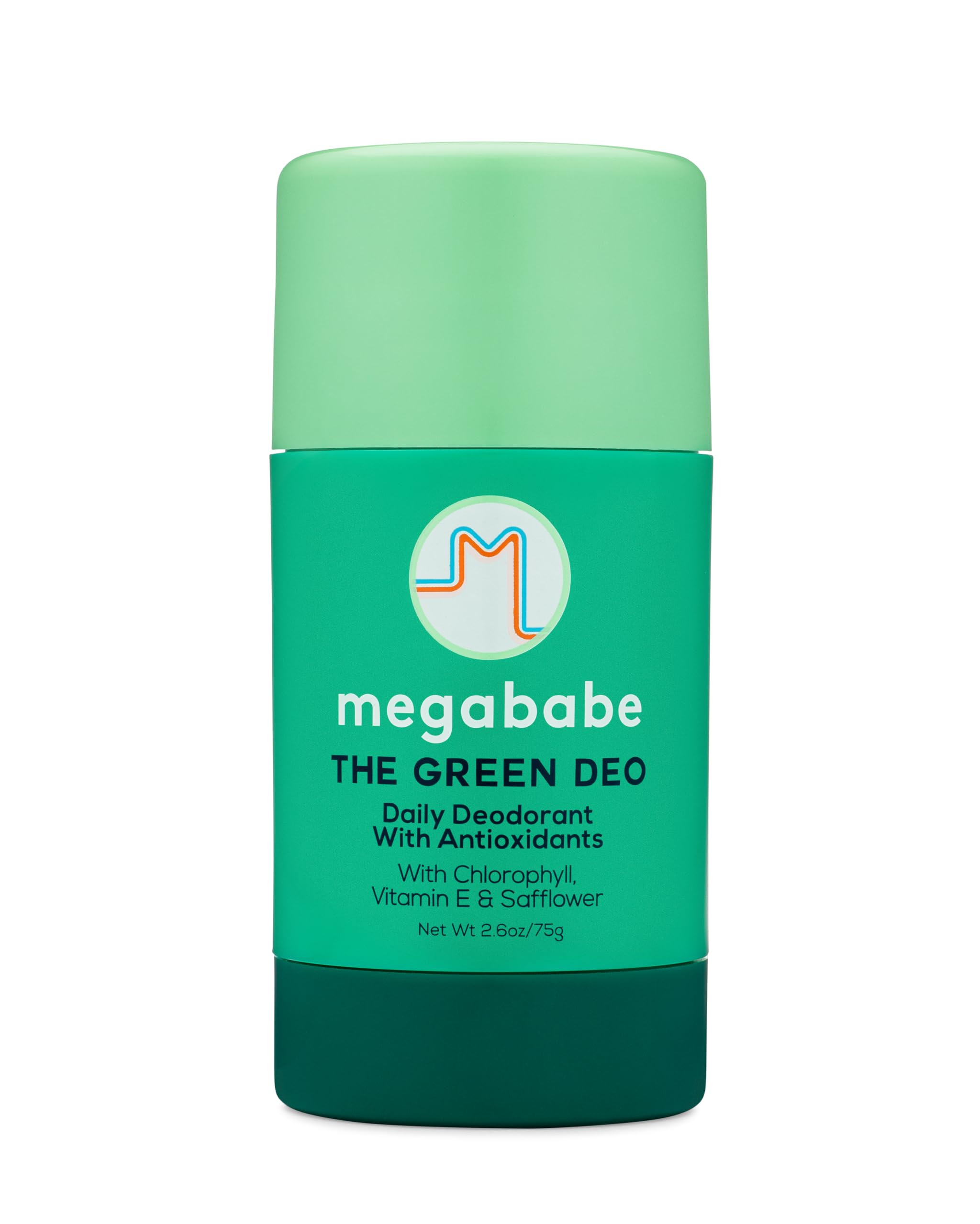 Megababe Daily Deodorant - The Green Deo with Vitamin E & Safflower | Aluminum-Free, Solid, All N... | Amazon (US)