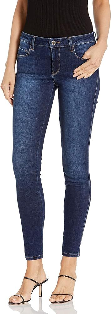 GUESS Women's Sexy Curve Mid-Rise Stretch Skinny Fit Jean | Amazon (US)