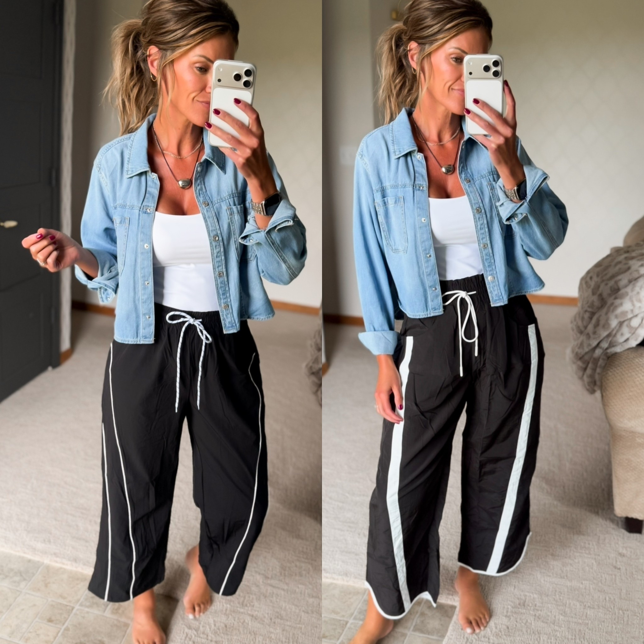 Thin or Thick stripe?? 
Wearing medium in both styles.

#LTKSaleAlert #LTKSeasonal #LTKActive