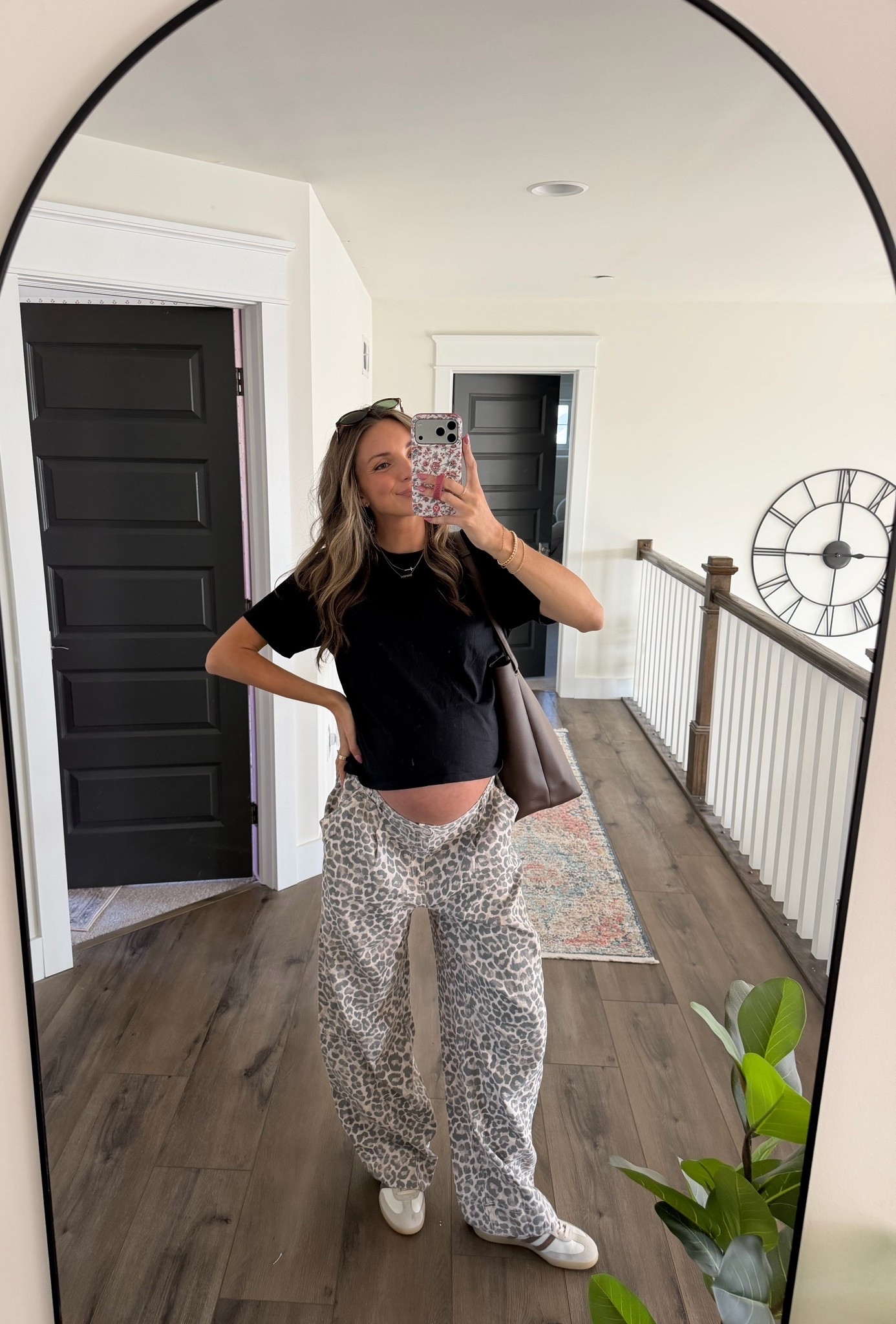 Fall bump inspo 🤎 pants are non maternity but bump friendly! Sized up to a medium

#LTKBump #LTKTall #LTKootd