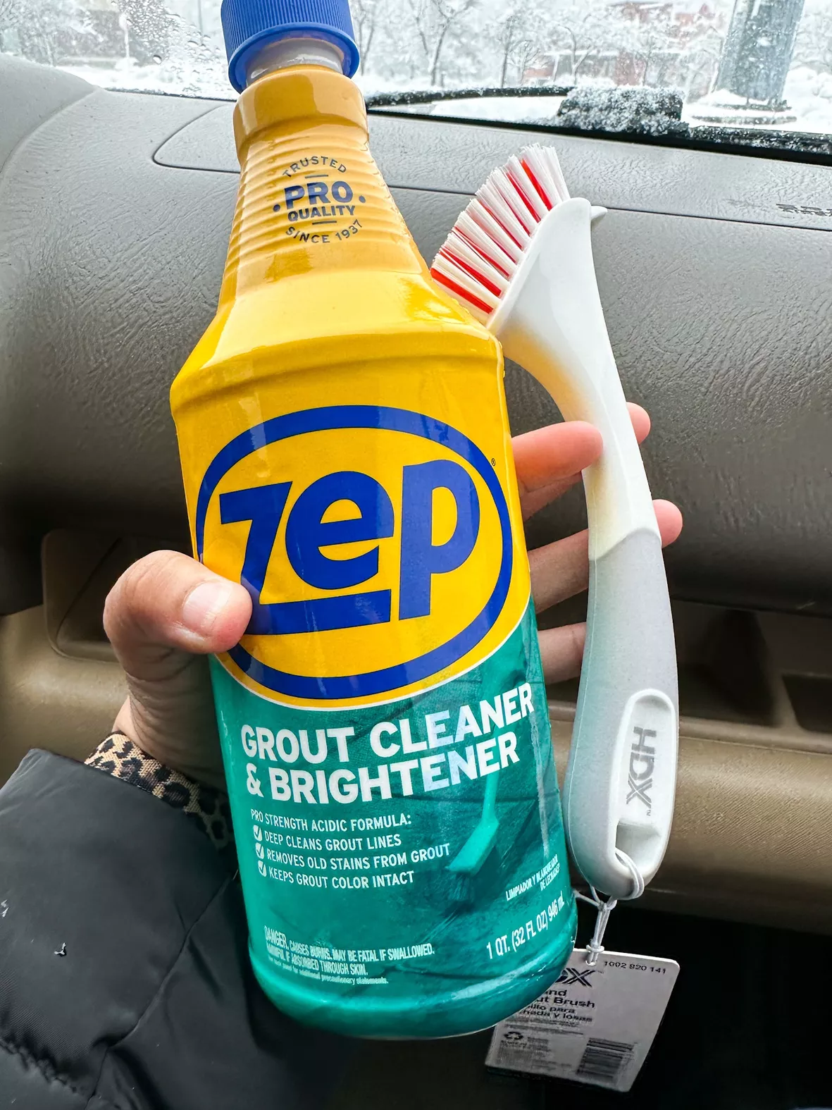 Zep Grout Cleaner and Brightener, 32 oz 