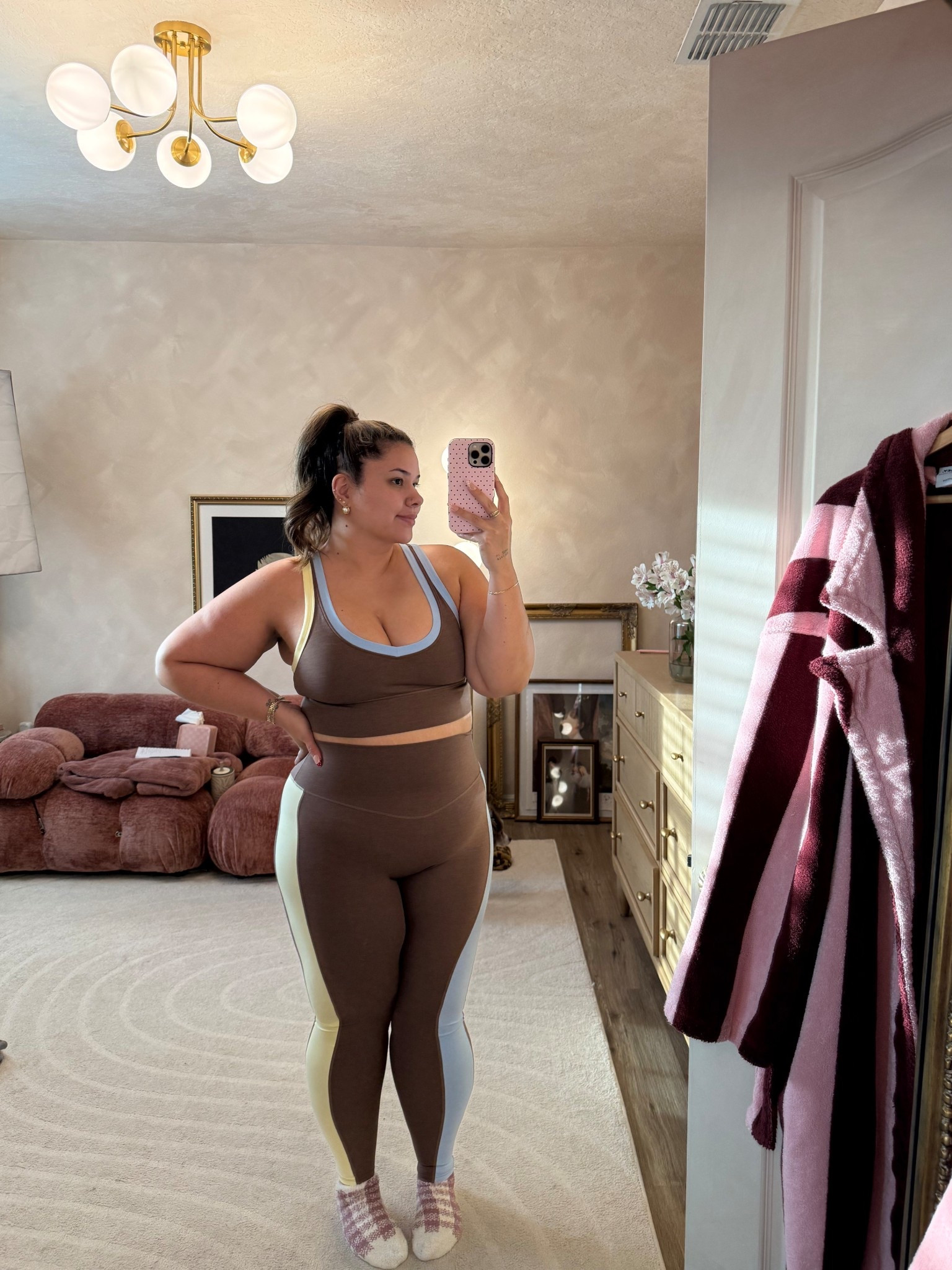 today’s workout set for Pilates ⭐️  wearing size 2xl in both! 

#LTKActive #LTKMidsize #LTKPetite