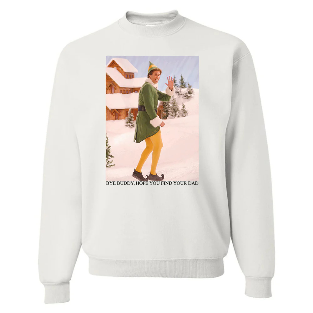 Elf 'Bye Buddy' Crewneck Sweatshirt | United Monograms