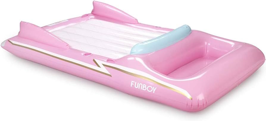 FUNBOY Giant Inflatable Luxury Pink Retro Convertible Classic Sports Car Pool Float, Two Cupholde... | Amazon (US)