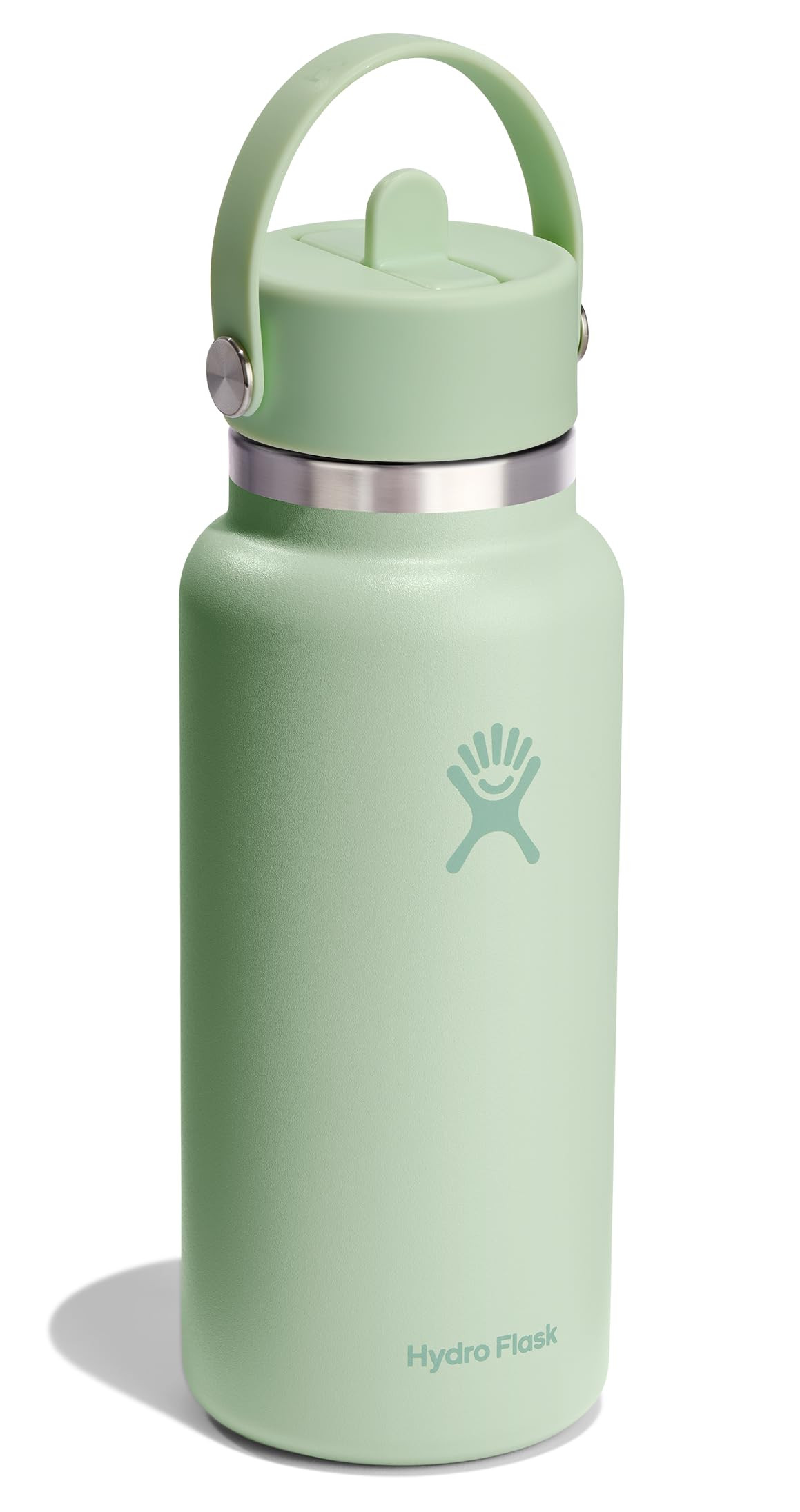Hydro Flask Water Bottle - Insulated Stainless Steel - Wide Straw Lid, Non Spill, Leakproof in 32... | Amazon (US)